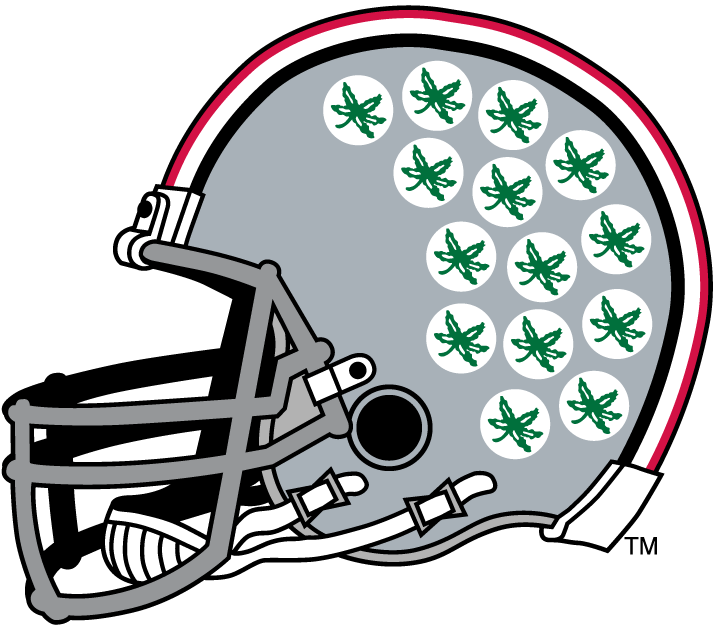 Ohio State Buckeyes 1968-Pres Helmet Logo v2 diy DTF decal sticker